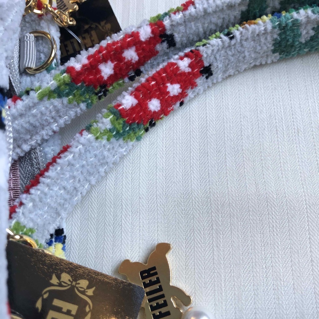 FEILER - フェイラー ハイジドット ポーチ＆ショルダーストラップの