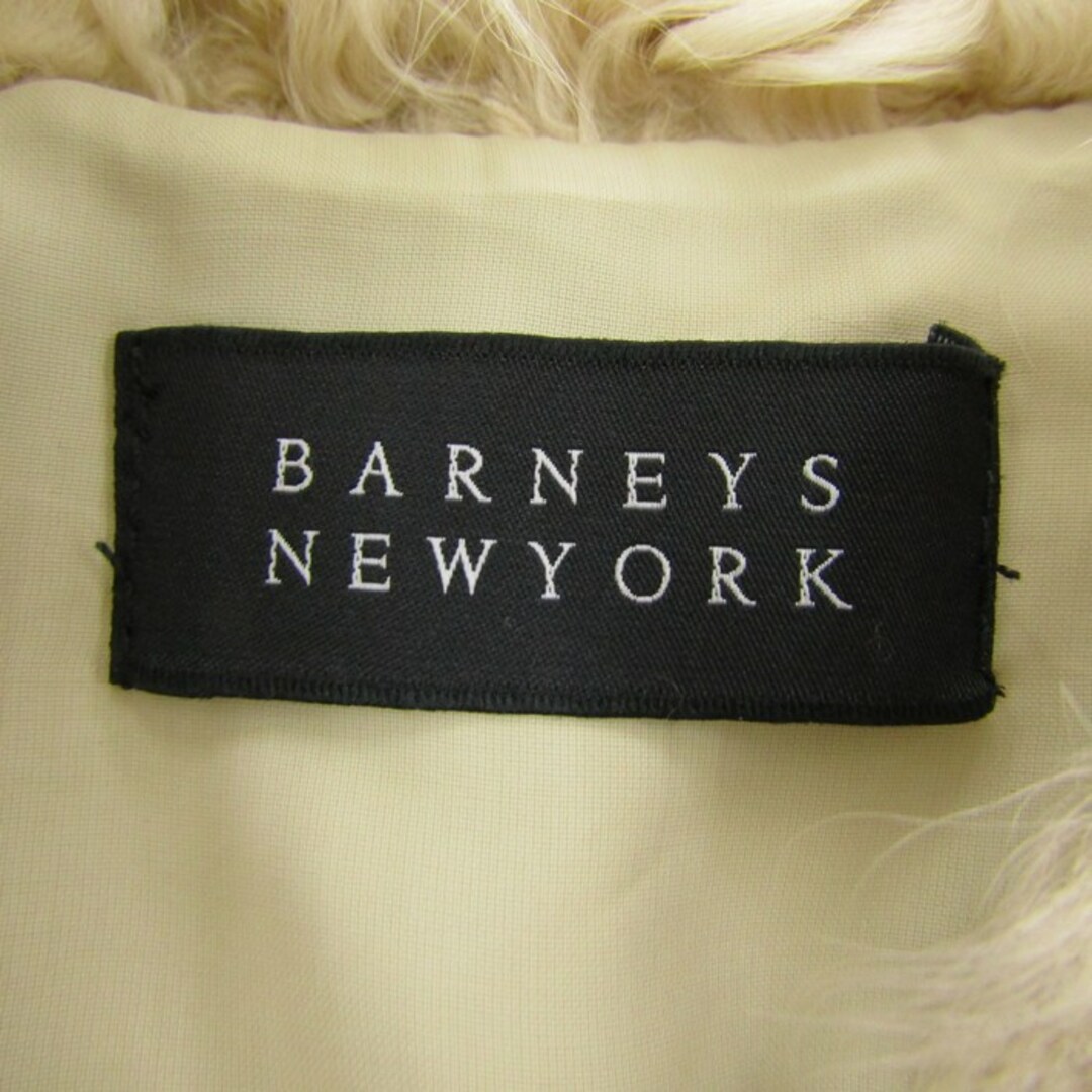 BARNEYS NEW YORK - バーニーズニューヨーク ファーコート ノーカラー