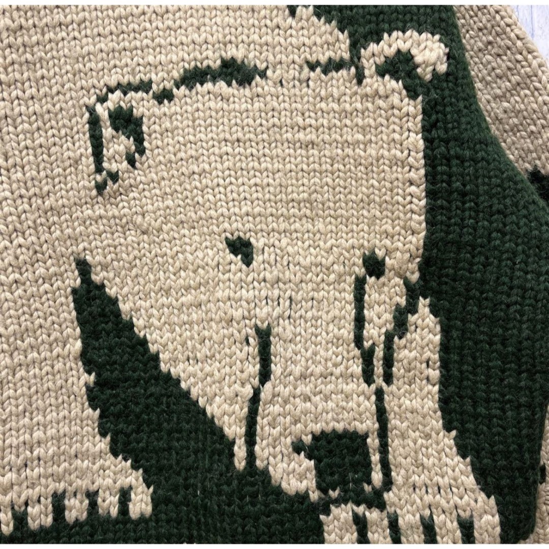 KANATA - kanata カナタ カウチンニット セーター カーディガン白熊