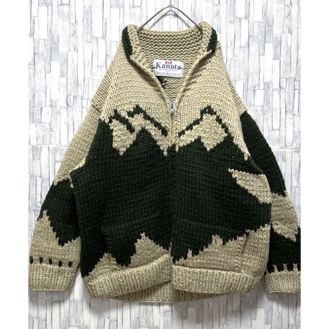 KANATA - kanata カナタ カウチンニット セーター カーディガン白熊