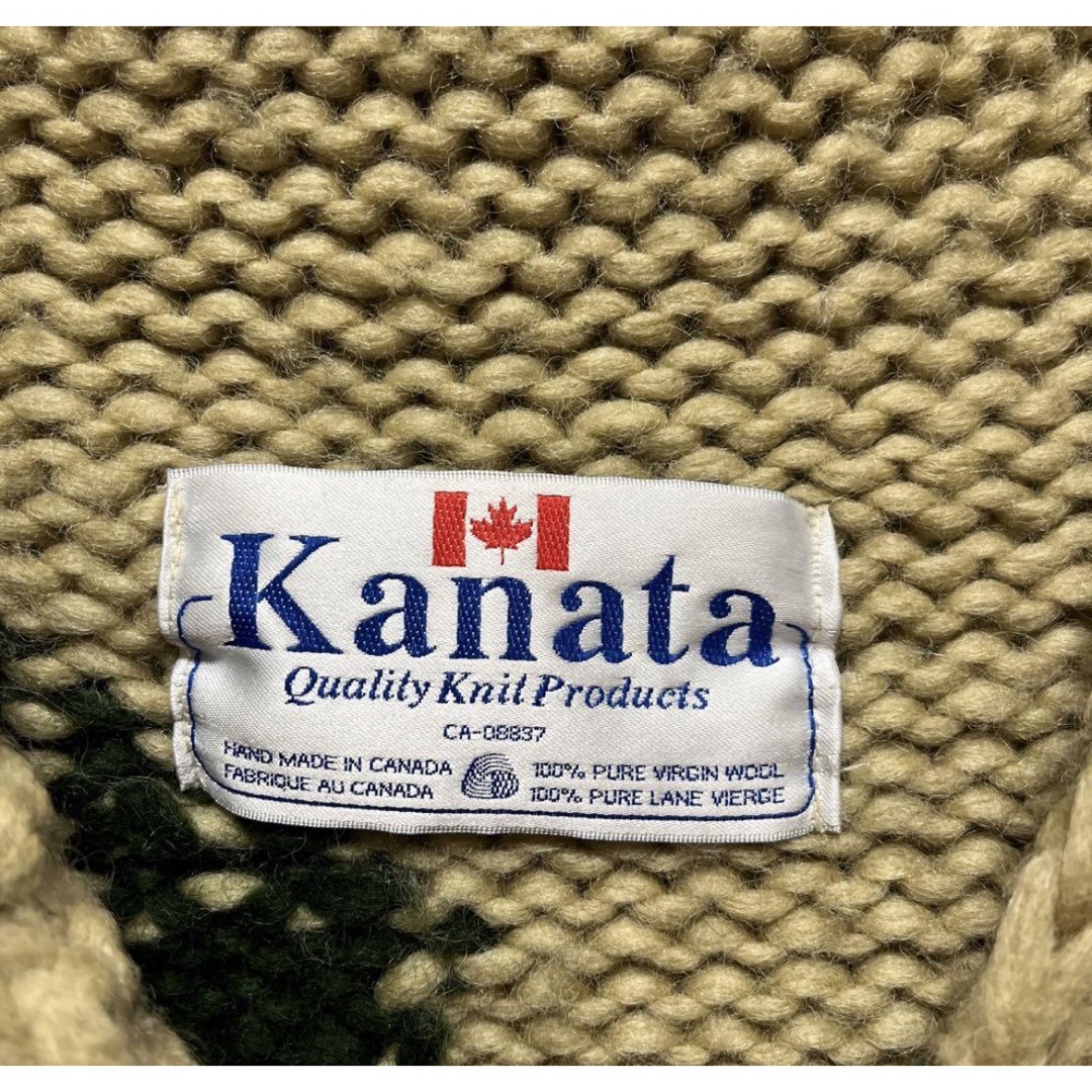 KANATA - kanata カナタ カウチンニット セーター カーディガン白熊