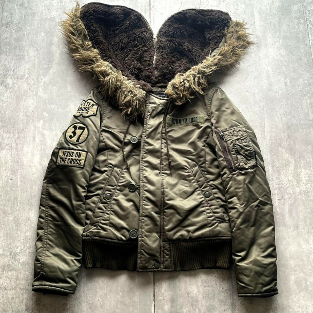 opium Archive n2b ファーダウンジャケット y2k グランジ 【公式通販】