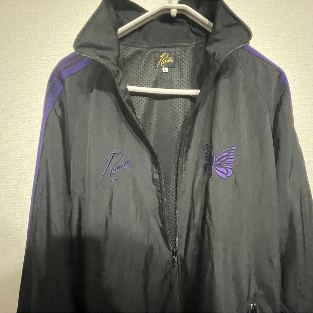 Needles - ニードルス ビームス別注 ナイロントラックスーツ L 黒紫