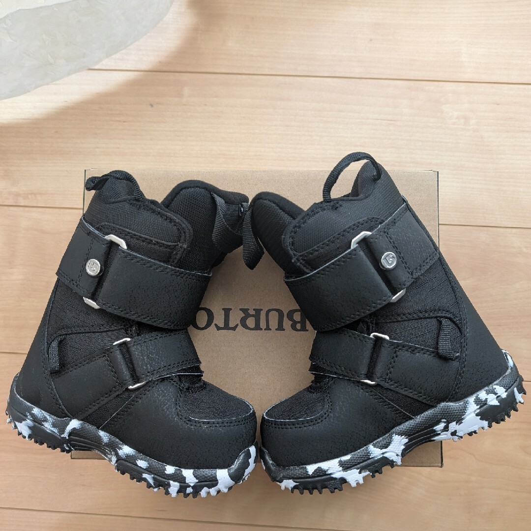 BURTON ミニグロム スノーボードブーツ ブラック15.5〜16.5センチ たじ