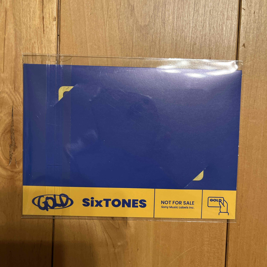 SixTONES - SixTONES アルバム【GOLD】初回特典 3点の通販 by グリーン