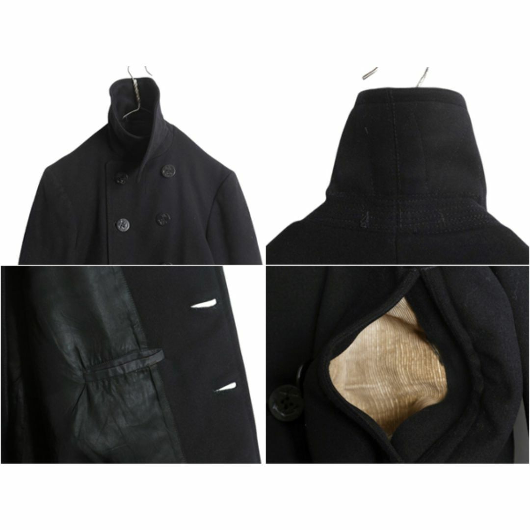 40s ☆ 米軍実物 USN ネイビー 10ボタン Pコート メンズ M / 古着