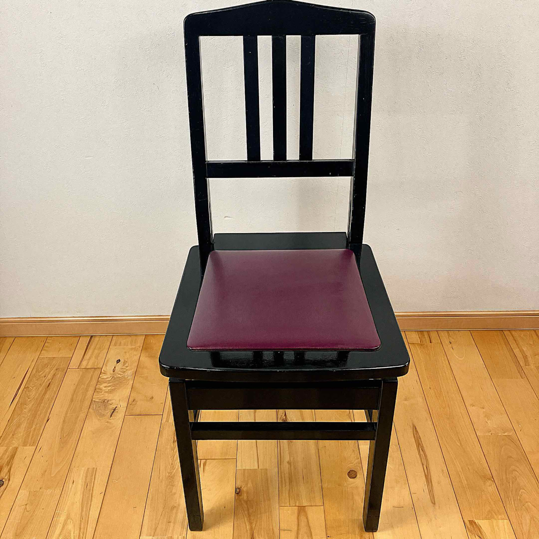 送料無料！値下げ！KAWAI ピアノ トムソン椅子 艶出ブラック 日本製