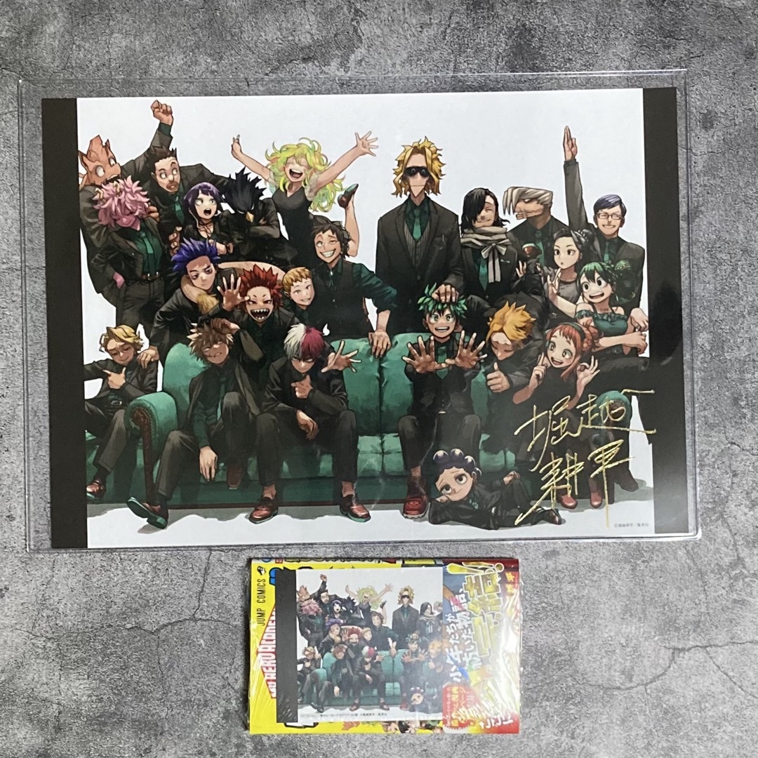 集英社 - 僕のヒーローアカデミア リッチポスター ＆ コミックス最終42