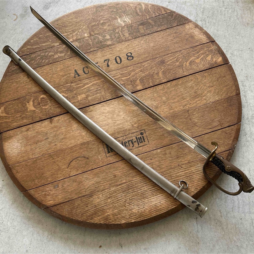 観賞用】古道具 模造刀 骨董品 日本軍 装品 インダストリアル アンティーク