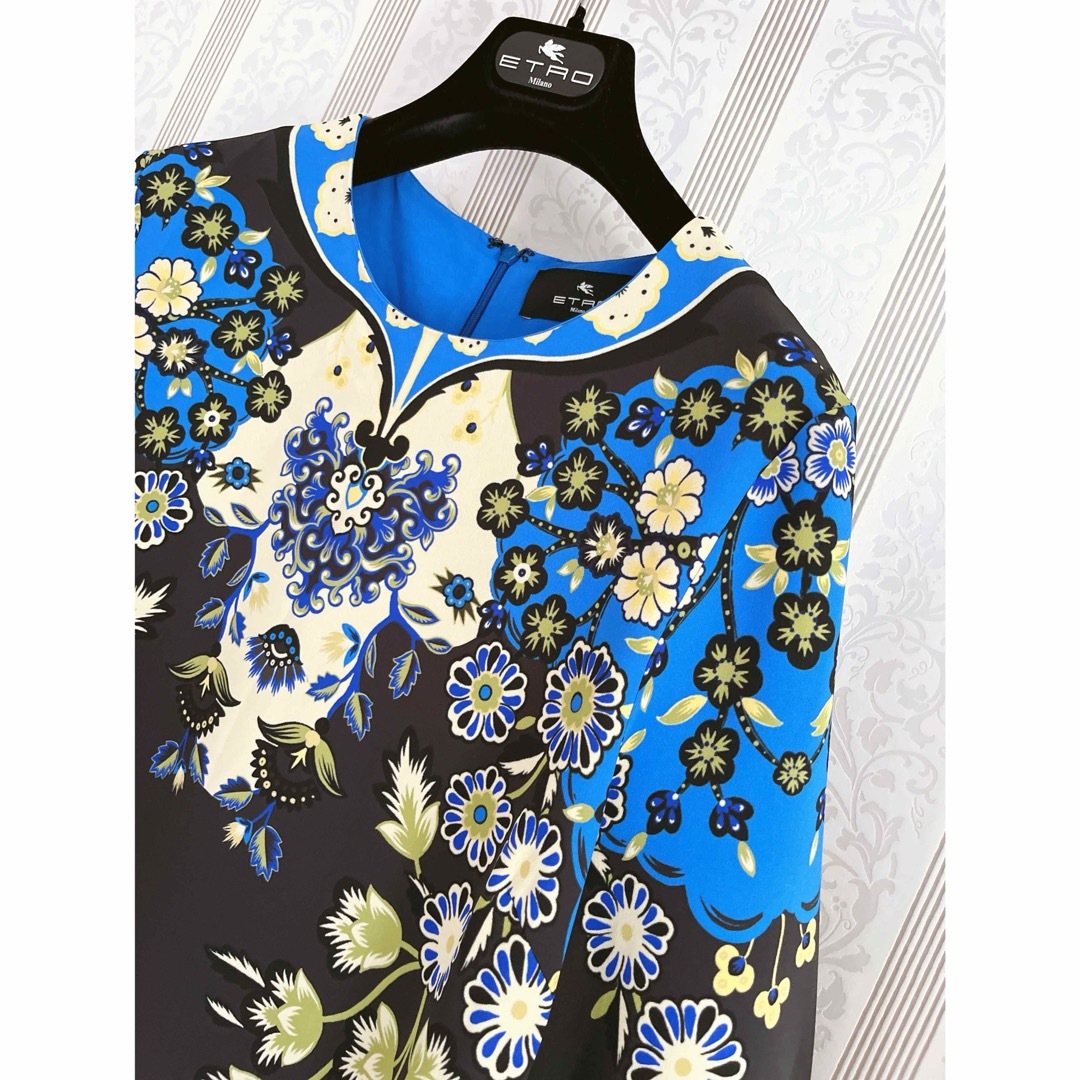 最終値下げ セール☆極美品 22万 ETRO エトロ 洗練 プレシャス ドレス