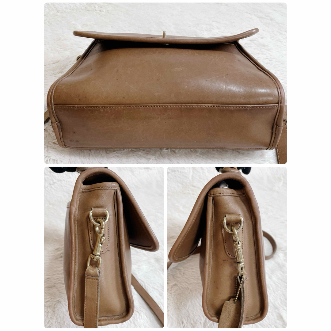 COACH - オールドコーチ レザー ターンロック 2way ハンドバッグ