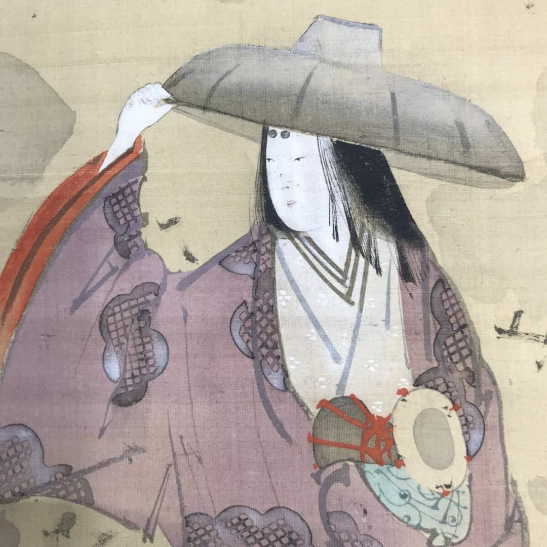 模写/菊池容斎/人物図/美人画/三幅対/掛軸☆宝船☆AJ-318の通販 by