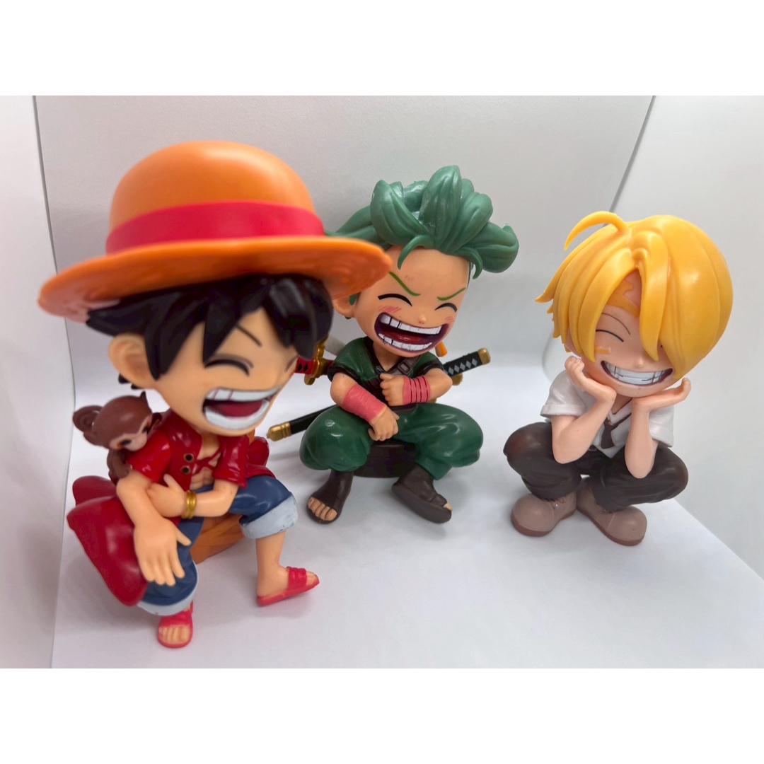 ワンピース ONE PIECE フィギュア ゾロ ルフィ サンジ 3体セットの通販