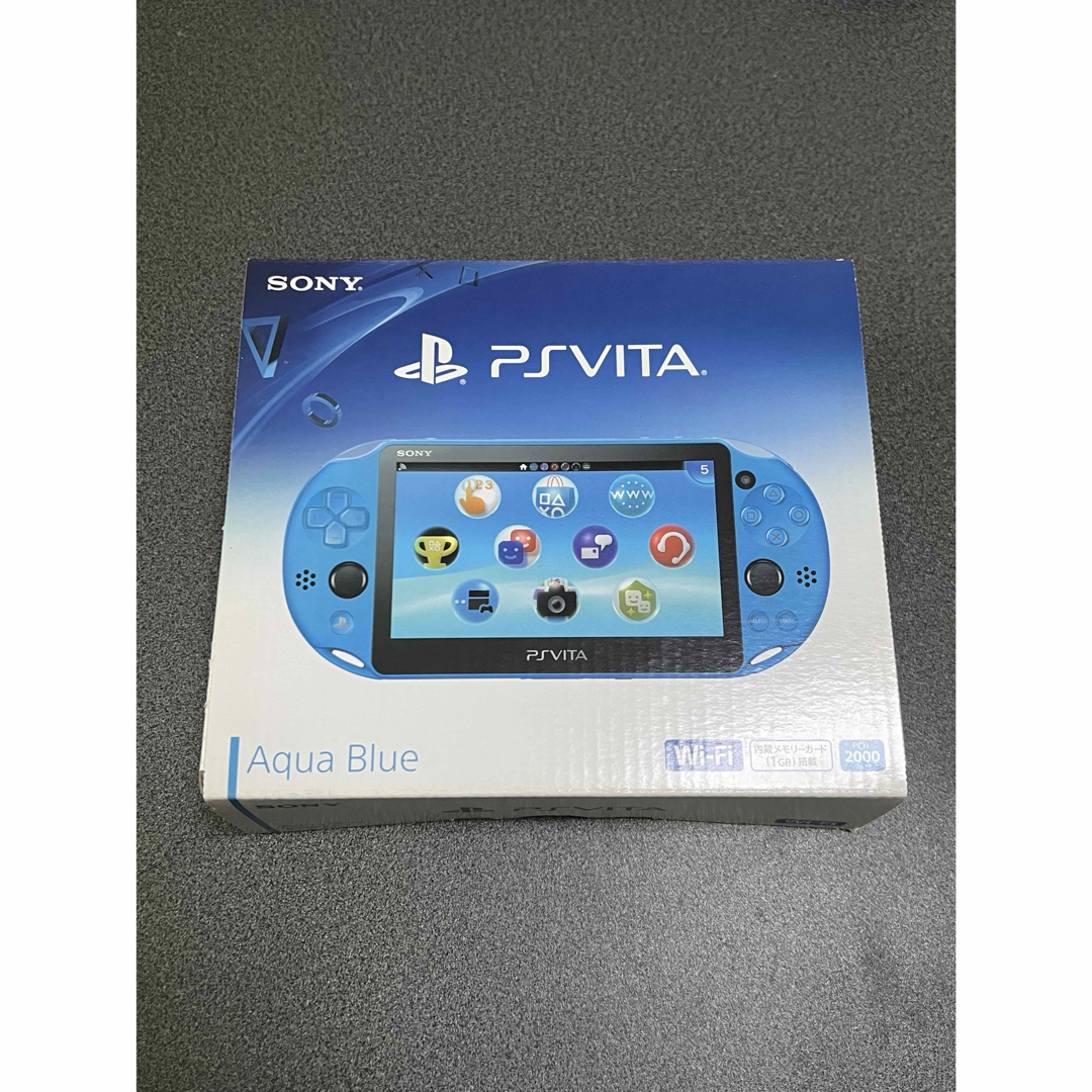 PlayStation Vita PCH-1000 青 8Gメモリカード ソフトケース付 SONY PS
