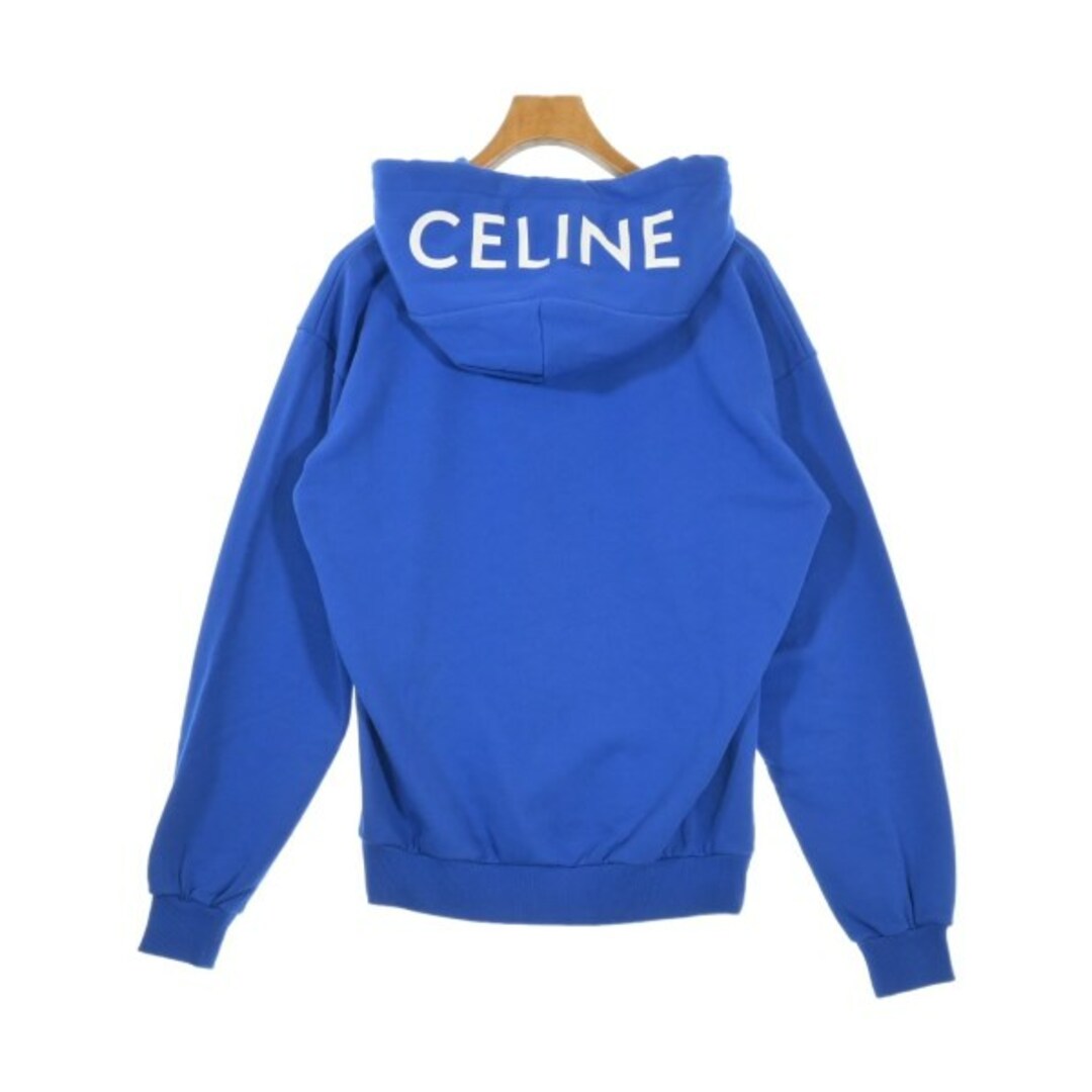 CELINE - CELINE セリーヌ パーカー XS 青 【古着】【中古】【送料無料