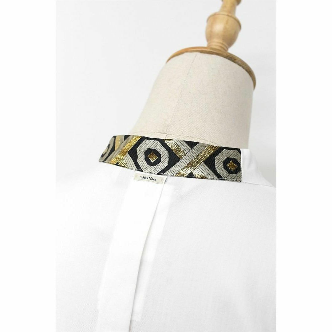 S Max Mara - HGD-P312/美品 S MAXMARA ブラウス ロング丈 ドルマン 40