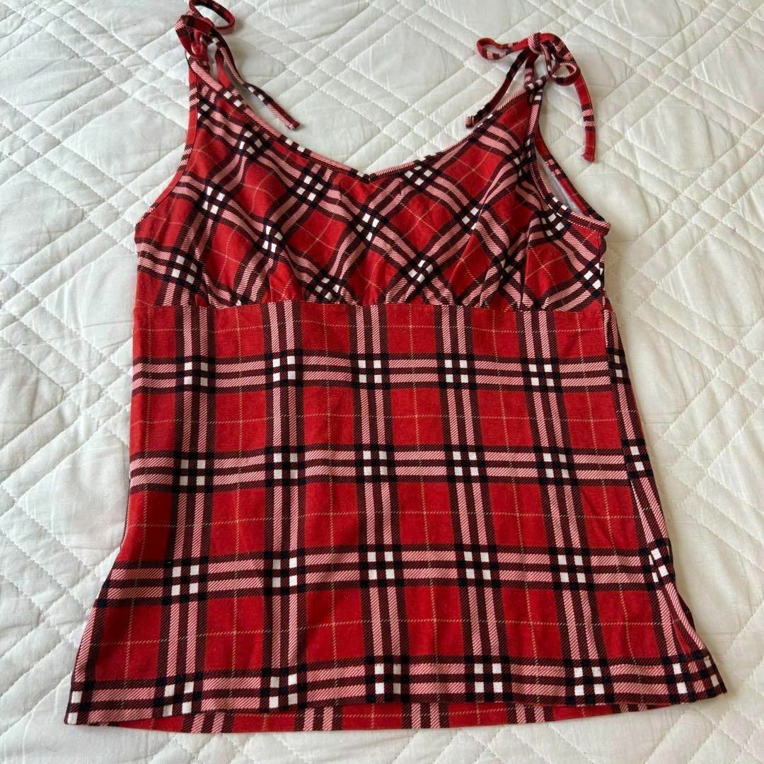 y2k❤️ BURBERRY BLUE LABEL ノバチェック キャミチュニック y2k