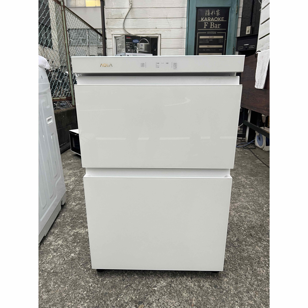AQUAガラス/ホームフリーザ/冷凍冷蔵切り替えok/極美品/大特価 AQUA