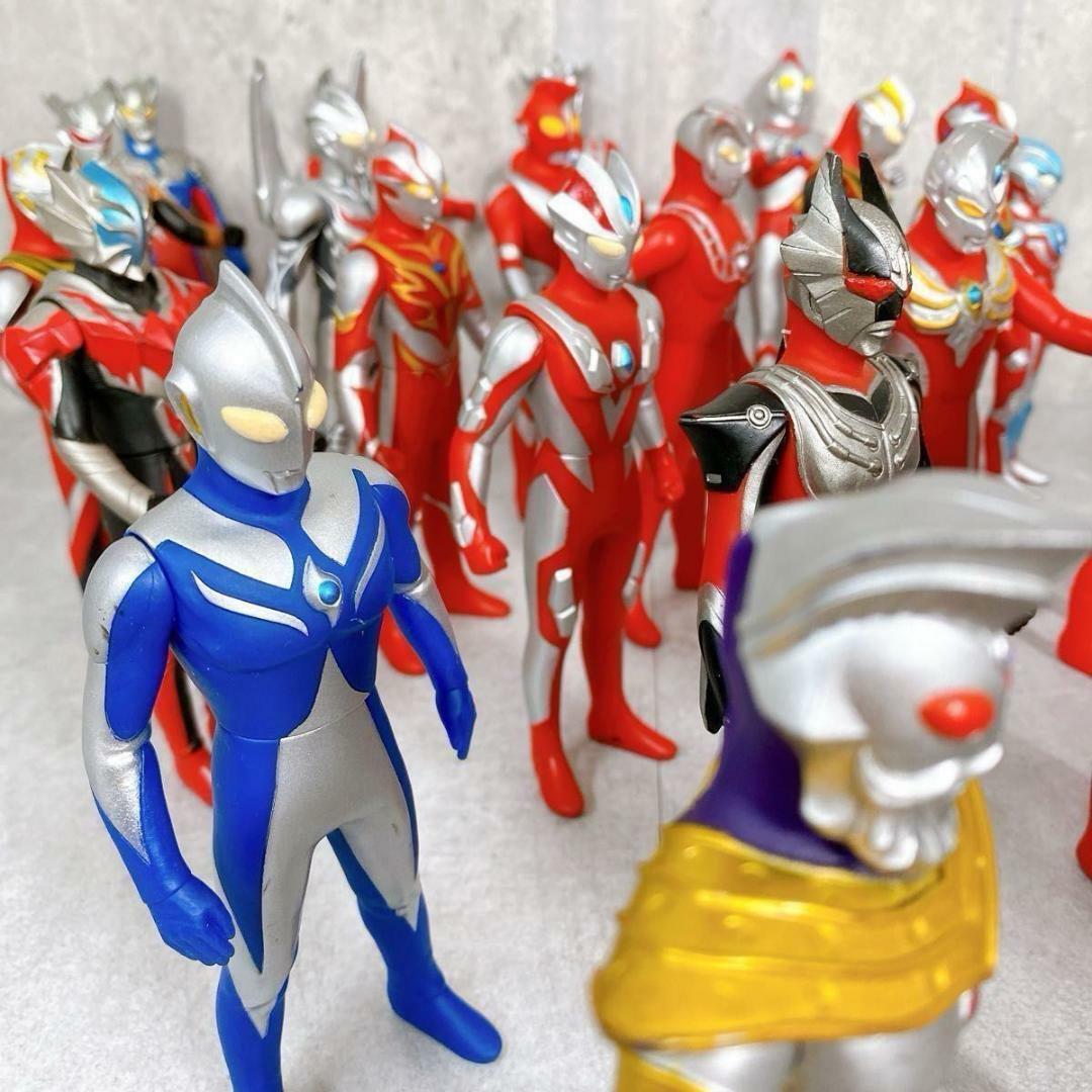 Y336 ウルトラマン & ウルトラ怪獣 シリーズ ソフビ 46体 大量 希少の