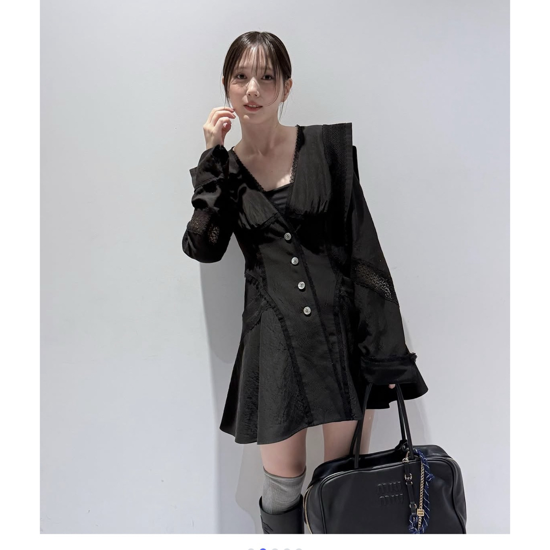 FETICO LACE-PANELED JACKET フェティコ ジャケット の通販 by shop