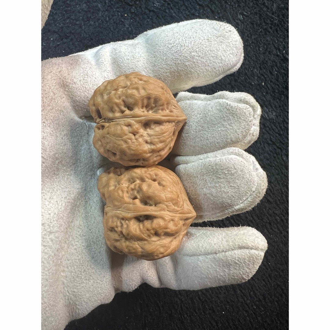 遊ぶ胡桃文玩核桃クルミX型核桃セット313532/38.4g/JST25089の通販 by