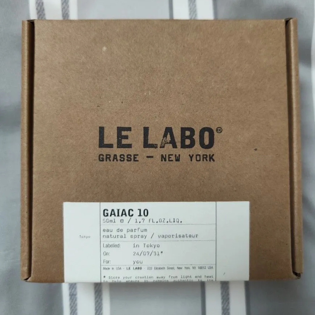 正規品LE LABO ルラボ GAIAC 10 ガイアック 50ml 東京限定 の通販 by