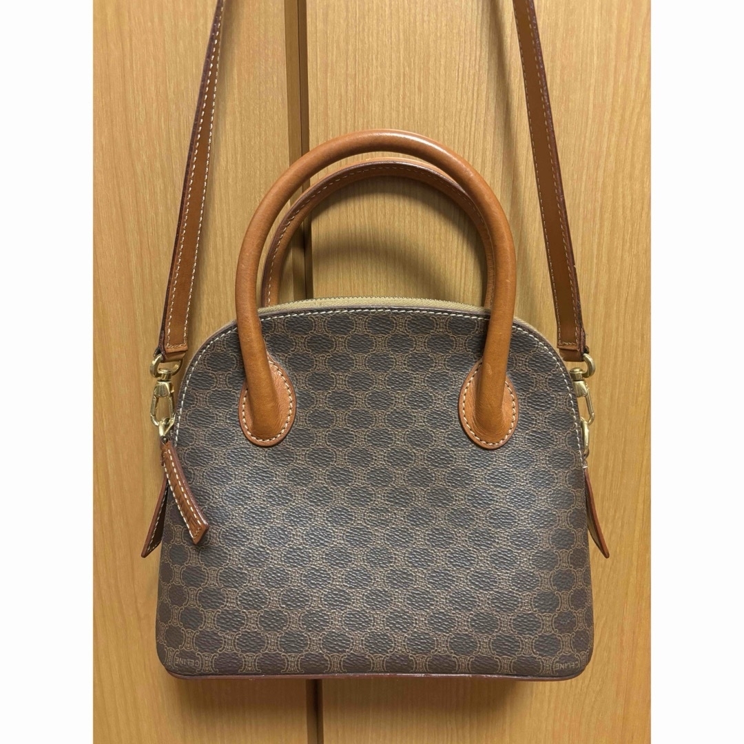 CELINE - CELINE セリーヌ マカダム柄 SHOULDER BAG 専用保存袋付きの