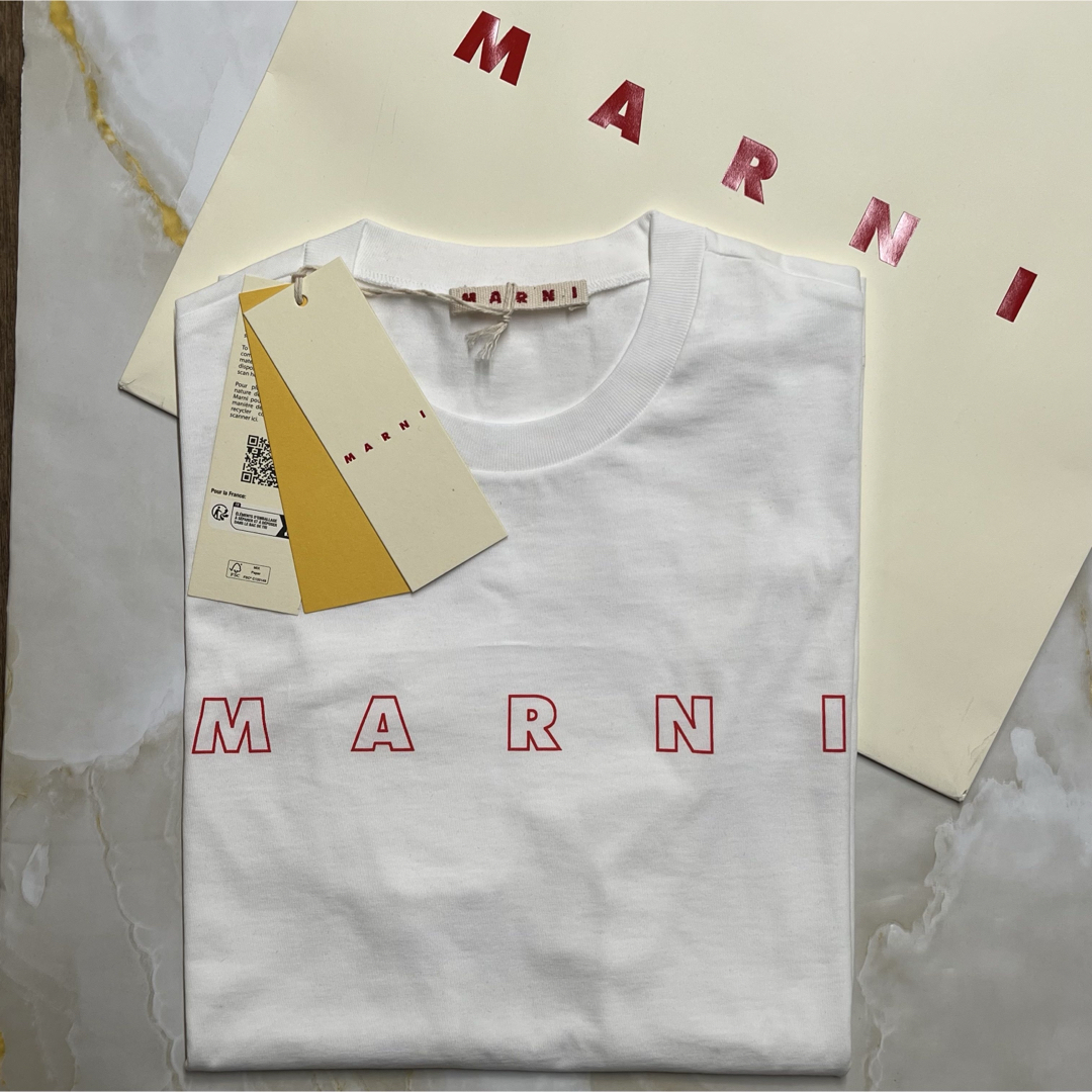 MARNI - 【新品未使用】マルニ キッズ Tシャツ ホワイト 14Y（9号
