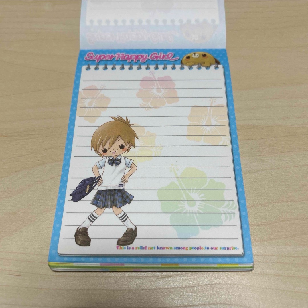 カミオジャパン - 平成レトロ SUPER HAPPY GIRL メモ帳の通販 by shop