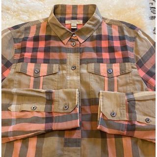 BURBERRY（シャツ/ブラウス(長袖/七分) ・ ピンク/桃色系）のフリマ