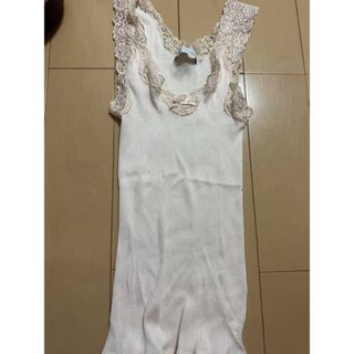 IENA - IENA ドットレースキャミワンピースの通販 by ぽん's shop