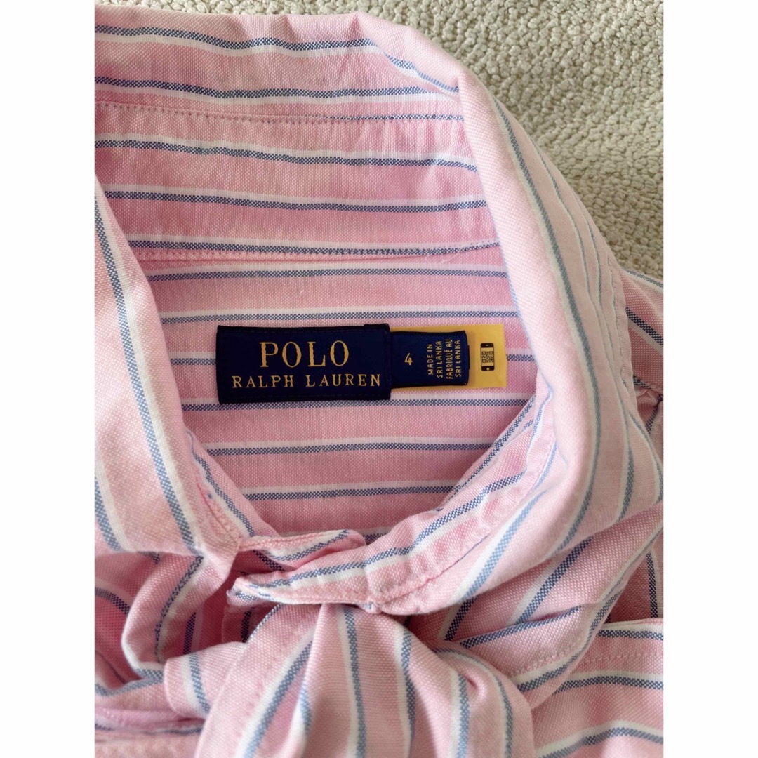 POLO RALPH LAUREN - ポロラルフローレンボウタイ ブラウス ポニー刺繍