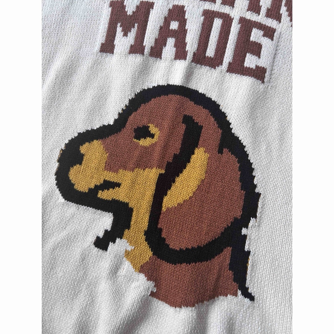 HUMAN MADE - HUMAN MADE 犬刺繍オーバーサイズニットの通販 by ラミー
