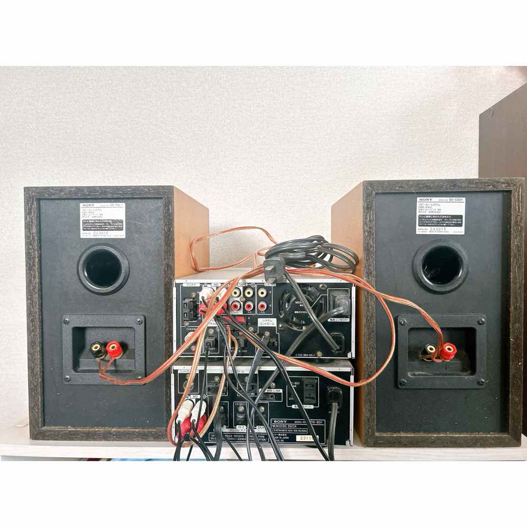 SONY - SONY CD MDコンポ 日本製JMD-7 ビンテージの通販 by エビフライ