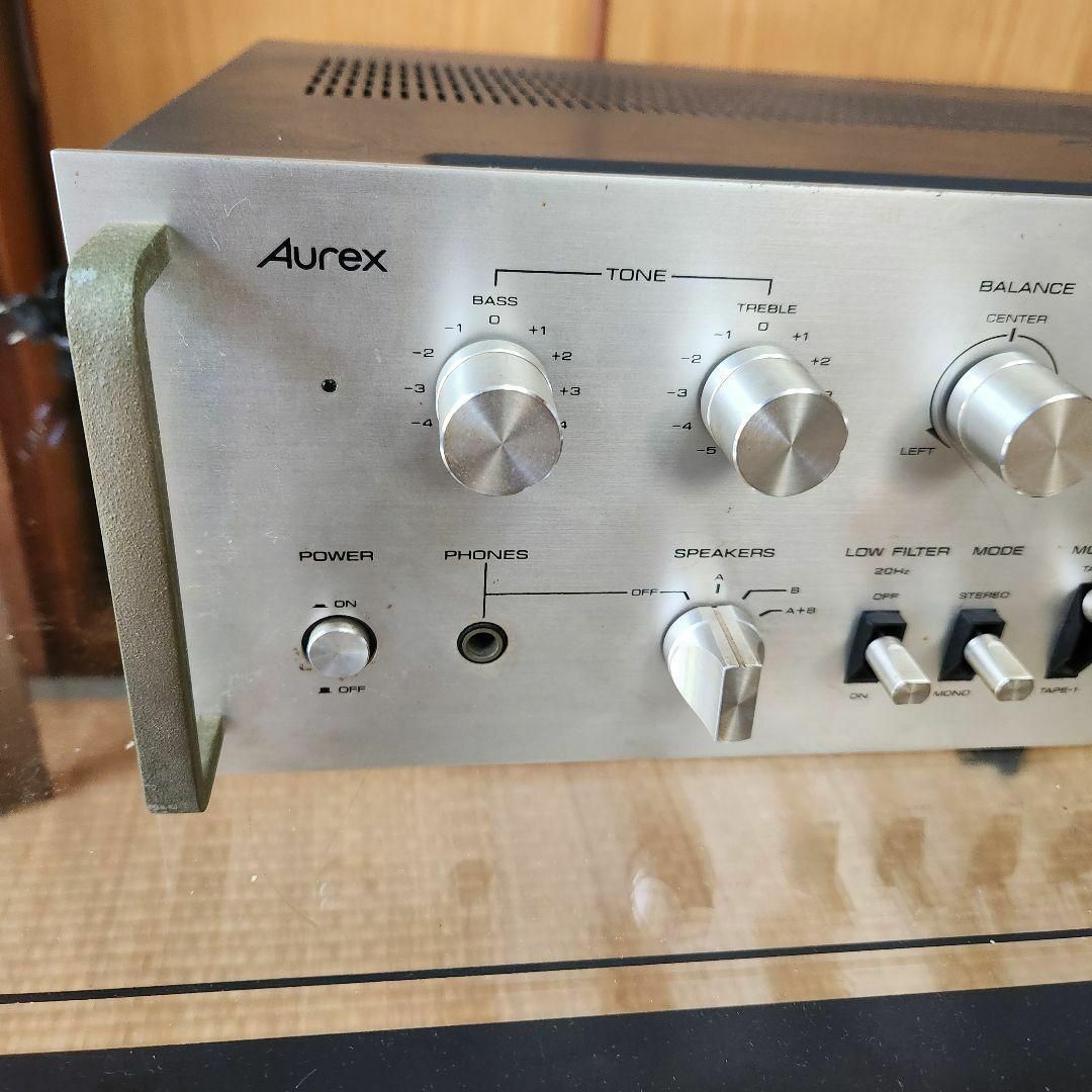 東芝 - 【レア】東芝 Aurex SB-320 ステレオアンプ レトロの通販 by ぽ