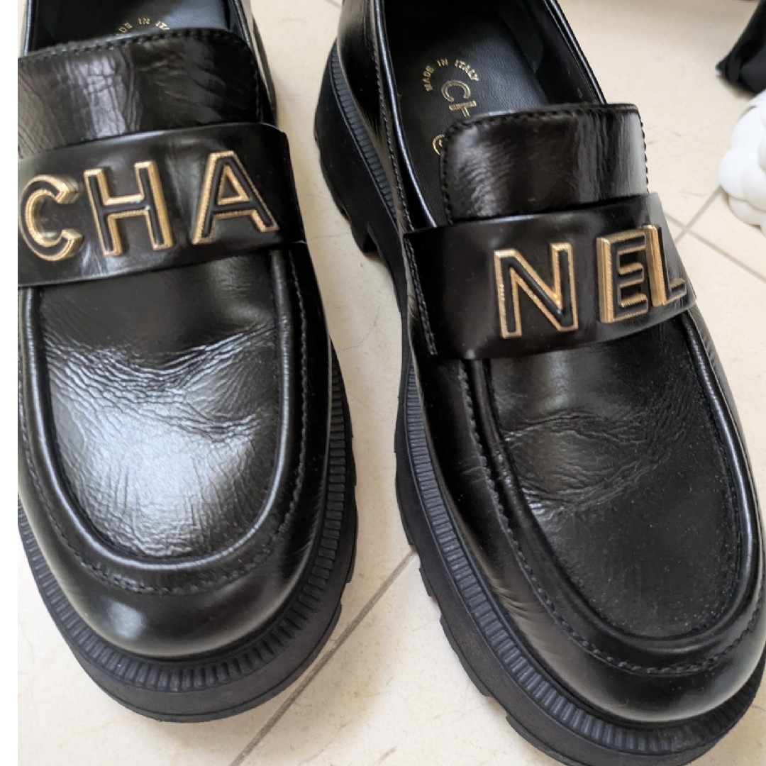 CHANEL - CHANELローファーの通販 by ラッキーshop｜シャネルならラクマ