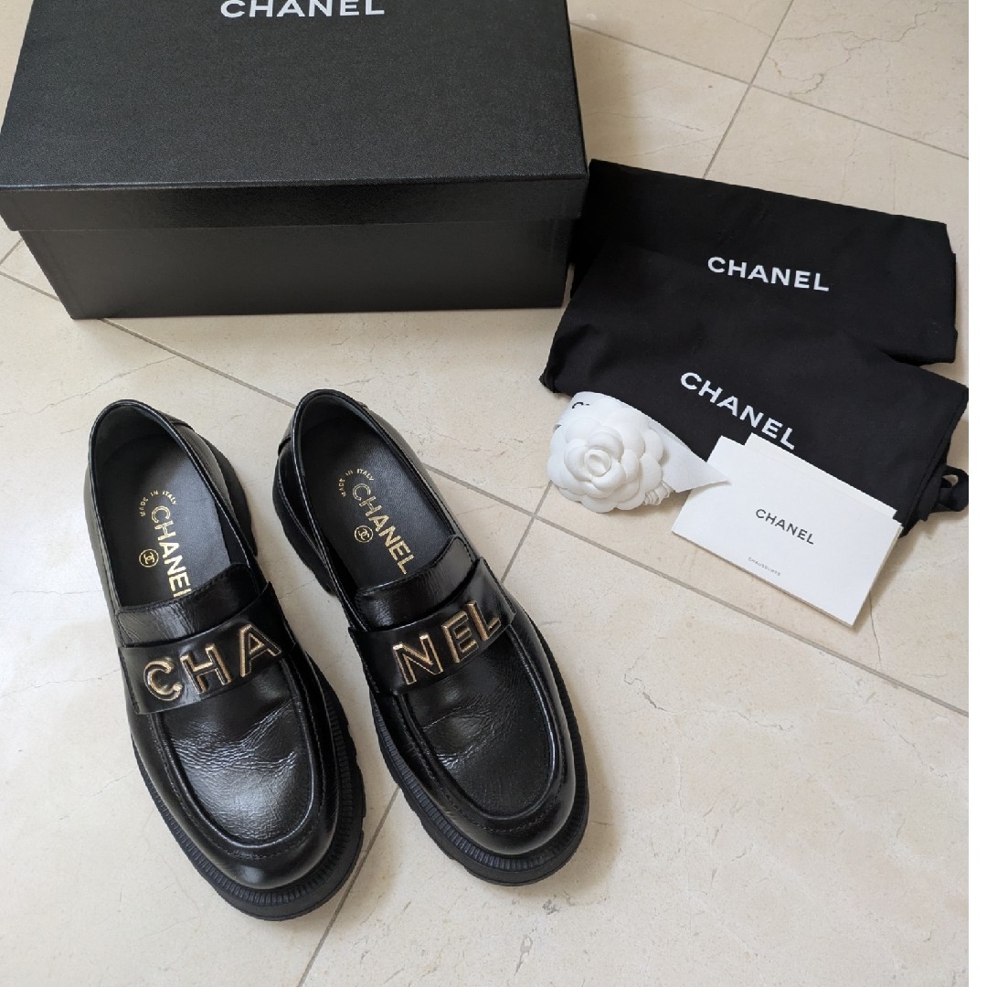 CHANEL - CHANELローファーの通販 by ラッキーshop｜シャネルならラクマ