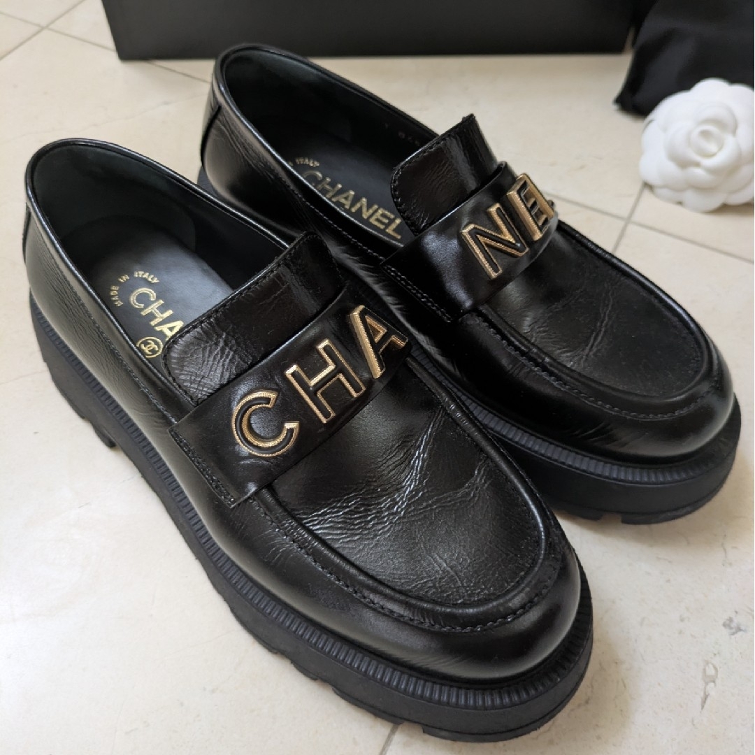 CHANEL - CHANELローファーの通販 by ラッキーshop｜シャネルならラクマ