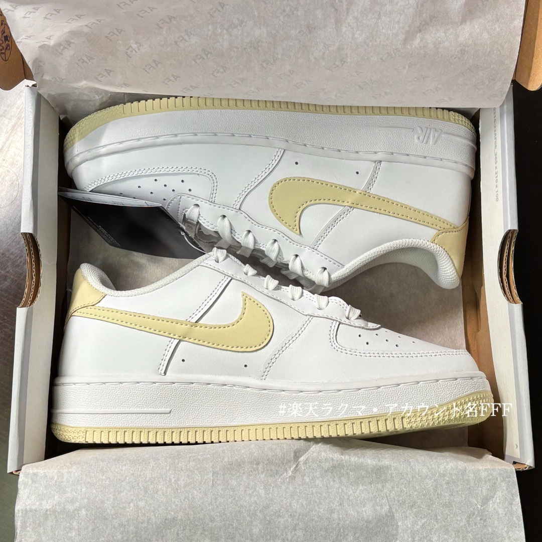 NIKE - 【新品23.5cm】NIKE｜エアフォース1GS｜ホワイト/ライト