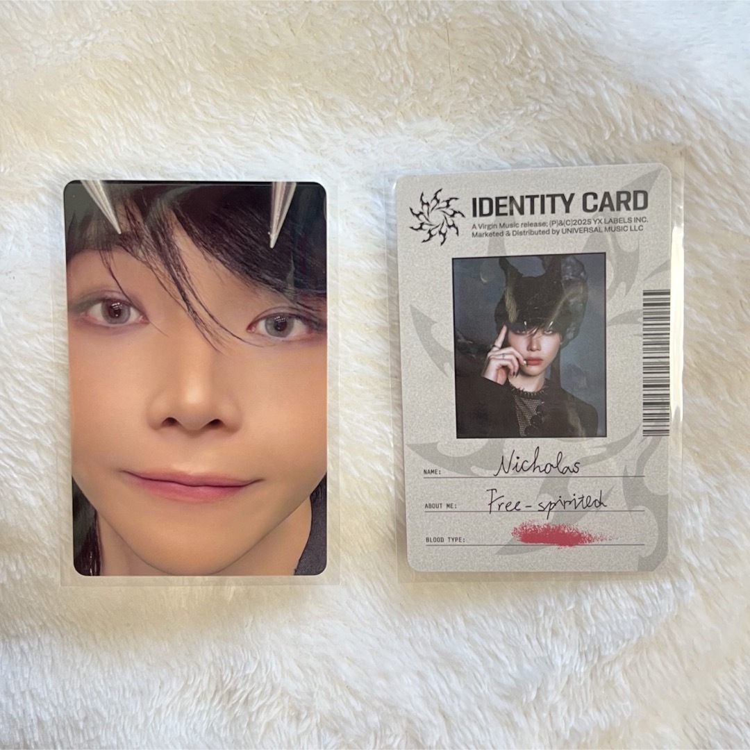&TEAM - &TEAM エンティーム Nicholas ニコラス トレカ IDカード 月狼