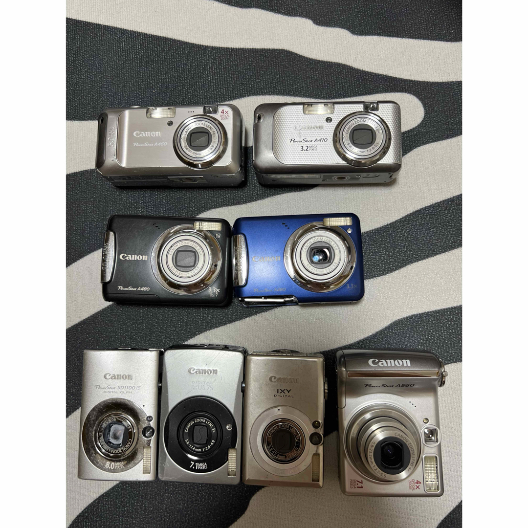 Canon キャノン デジタルカメラ 8台 動作未確認 ジャンク 修理用①