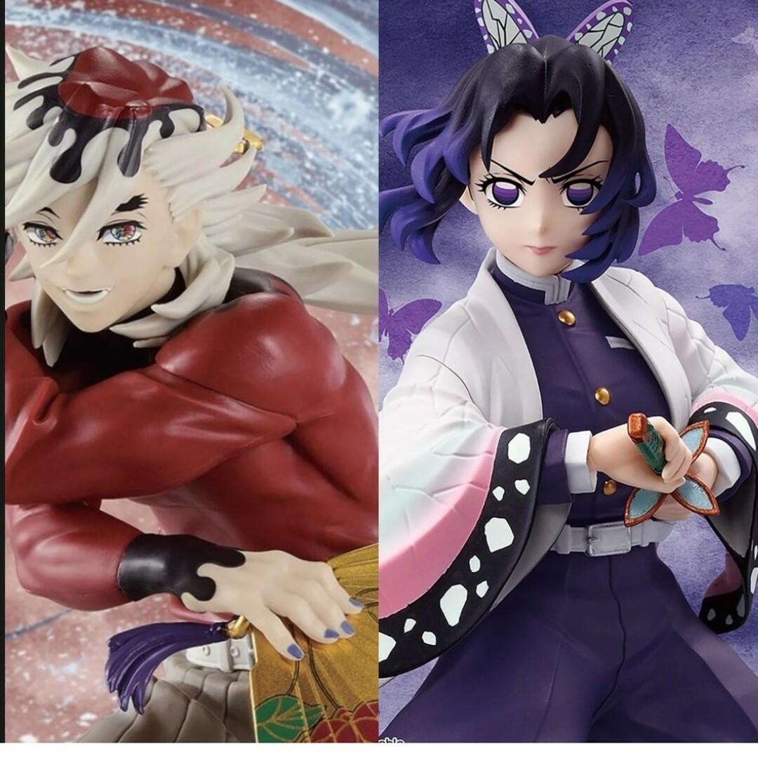 BANPRESTO - 鬼滅の刃 VIBRATION STARS 胡蝶しのぶ 童磨 2種セットの