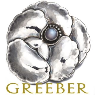 Georg Jensen - ジョージジェンセン ブローチ ムーンストーン 113