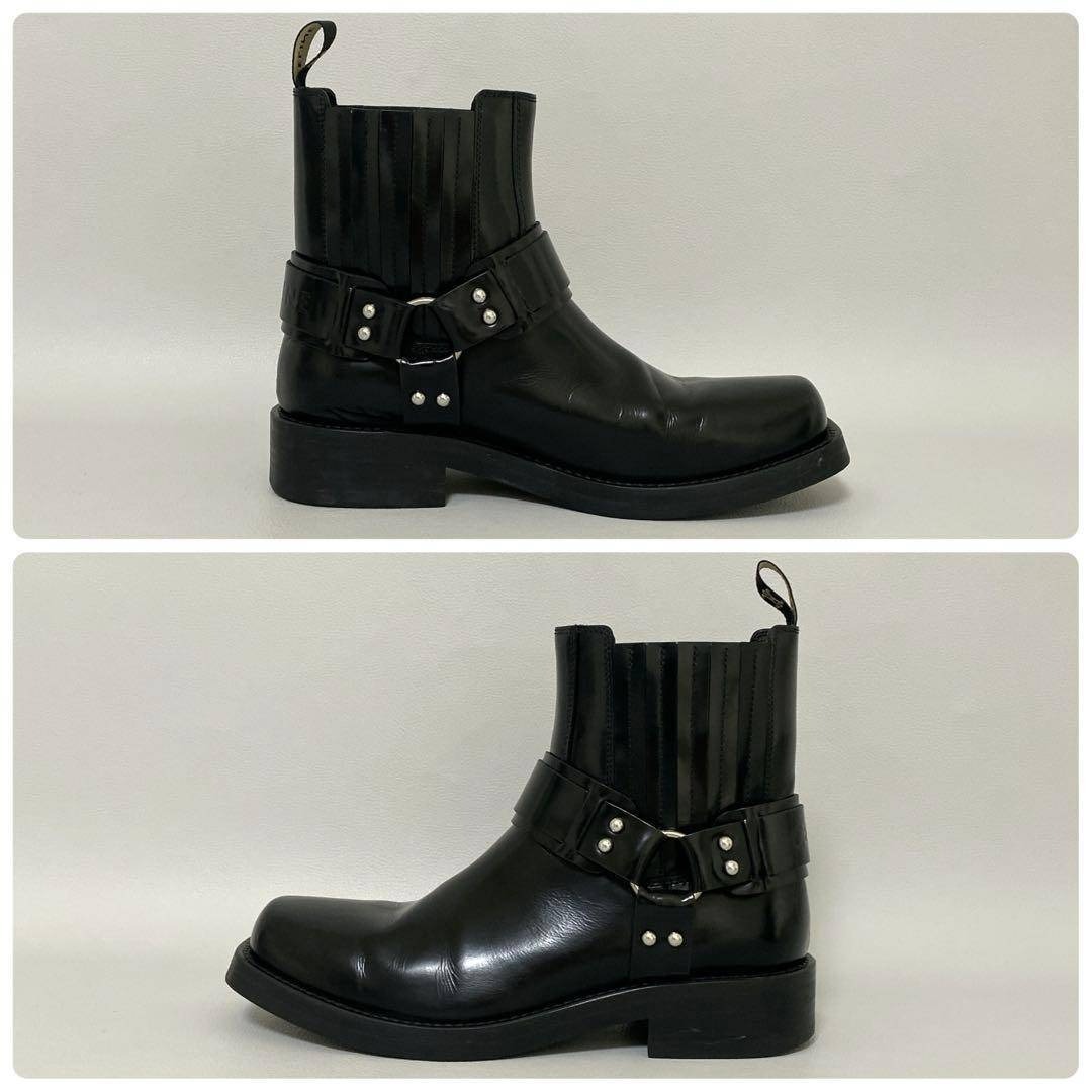 CELINE - CELINE / カマルグ バイカー チェルシーブーツ 39 ブラックの