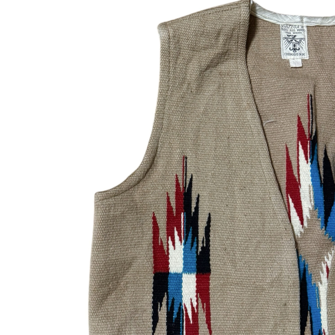VINTAGE - ORTEGA'S オルテガ 60s 赤タグ チマヨベスト ネイティブ