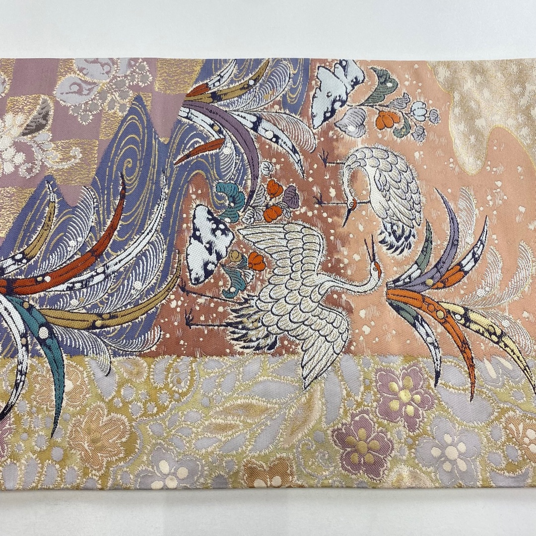 在庫一掃】 【美品】 袋帯 名品 お太鼓柄 正絹 【中古】の通販 by