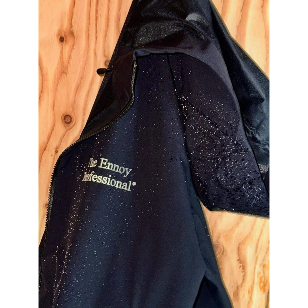 エンノイ・3LAYER SHELL HOODIE（黒Lサイズ）