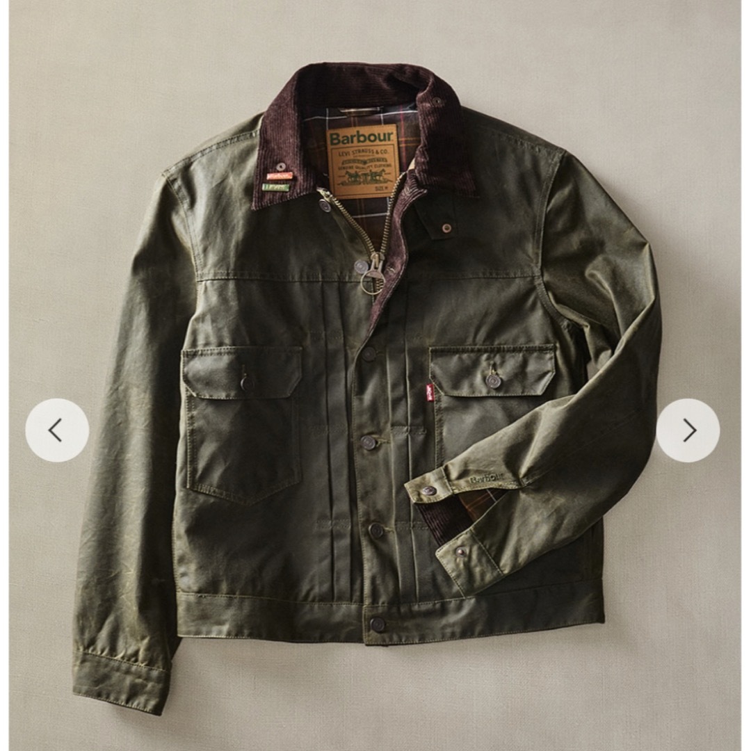 Barbour - LEVI'S x Barbour Type II Waxed Truckerの通販 by ブー's