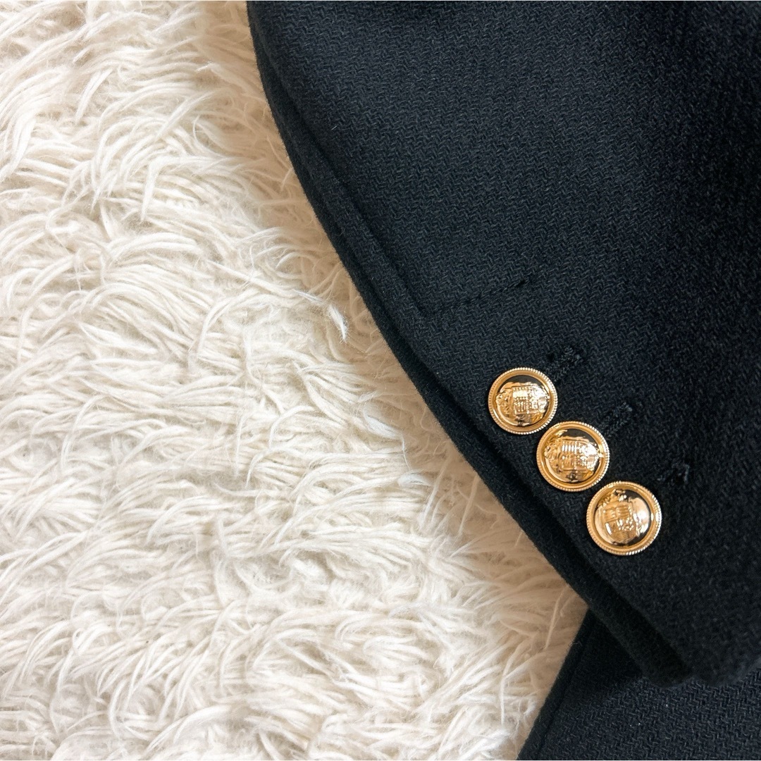 ZARA - ZARA ダブルブレストコート ゴールドボタン XS スタンドカラー