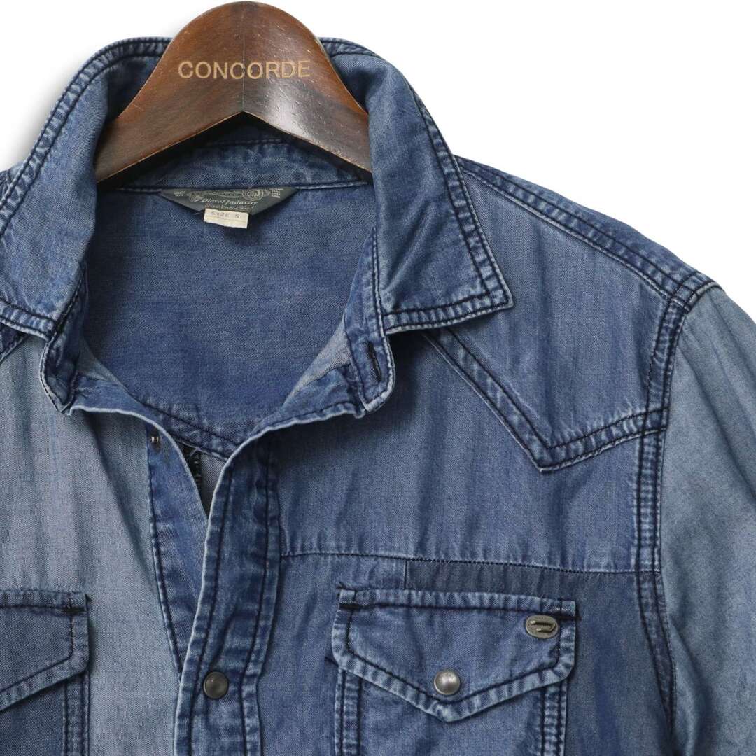 DIESEL - DIESEL ディーゼル 通年☆ パッチワーク ウエスタン 長袖